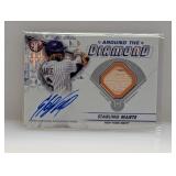 2023 S. Marte Pristine Pulsar REFR Bat Auto /99