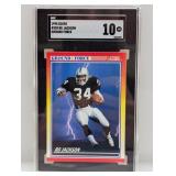 1990 Score #330 Bo Jackson ï¿½Ground Forceï¿½ SGC 10
