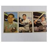1953 Bowman Color 3 Diff 3 of 9 Partial Set Break