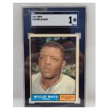 Willie Mays 1961 Topps #150 SGC 1