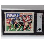 1987 Topps #43 Bears ï¿½Paytonï¿½ SGC 9 MT