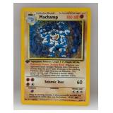 Pokemon 1999 1st Edition Machamp Holo 8
