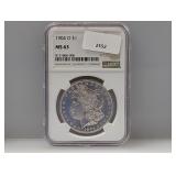 NGC 1904-O MS63 90% Silv Morgan $1