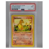 1999 Pokemon Base set shadowless Charmander PSA 9