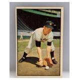 1953 Bowman Color Davey Williams Giants PSB Stain