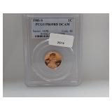 PCGS 1985-S PR69RD DCAM Lincoln Cent