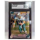 1999 Topps finest #10 Dan Marino SGC 10 GM