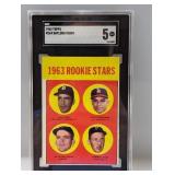 1963 Topps #169 Gaylord Perry Rookie Stars SGC 5