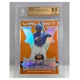 2018 Leaf Val Martinez Orange RC Auto /35 BGS 9.5