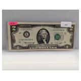 1976 $2 Fed Reserve Note