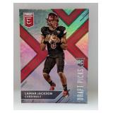 2018 Elite Draft Picks Lamar Jackson Rookie #104