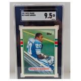 Barry Sanders RC 1989 Topps Traded #83T SGC 9.5