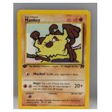 Pokemon 2000 1st Edition Mankey 61