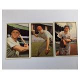 1953 Bowman Color 3 Diff 9 of 9 Partial Set Break