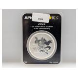 2022 1oz .999 Silv 30th Ann Aladdin $2