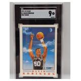 1991-92 Fleer #1 David Robinson ï¿½Pro-Visionï¿½ SGC 9