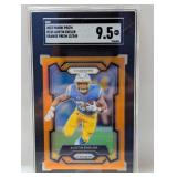 2023 Prizm Orange /249 Austin Ekeler 153 SGC 9.5