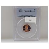 PCGS 1992-S PR69RD DCAM Lincoln Cent