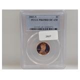 PCGS 2003-S PR69RD DCAM Lincoln Cent