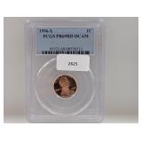 PCGS 1996-S PR69RD DCAM Lincoln Cent