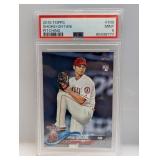 2018 Shohei Ohtani Topps Pitching RC RC #700 PSA 9