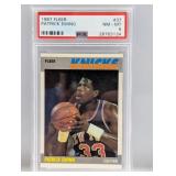 1987 Fleer #37 Patrck Ewing - PSA 8