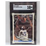 1993-94 Topps #181 Shaquille Oï¿½Neal ï¿½RCï¿½ SGC 10 GM
