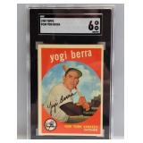 1959 Topps Yogi Berra #180 SGC 6