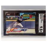 2018 Topps Update RC Debut Ronald Acuna Jr SGC 9.5