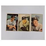 1953 Bowman Color 3 Diff W/#52 Marty Marion PSB