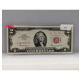 1963 Red Seal $2 US Note