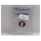 PCGS 2007-S PR69RD DCAM Lincoln Cent