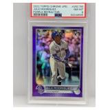 2022 Topps Chrome Update Rodriguez Purple PSA 8 RC