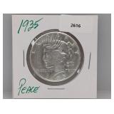 1935 90% Silver Peace $1 Dollar