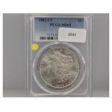PCGS 1882-CC MS63 90% Silv Morgan $1