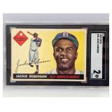 1955 Topps #50 Jackie Robinson SGC 2