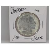 1oz .999 Silver Buffalo Round