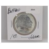 1oz .999 Silver Buffalo Round