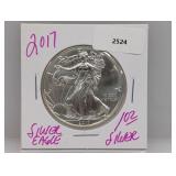 2017 1oz .999 Silver Eagle $1 Dollar