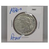1926-S 90% Silver Peace $1 Dollar