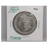 1882 90% Silver Morgan $1 Dollar