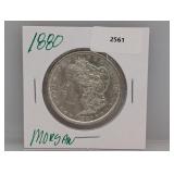 1880 90% Silver Morgan $1 Dollar