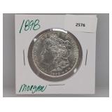 1898 90% Silver Morgan $1 Dollar