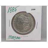 1885 90% Silver Morgan $1 Dollar