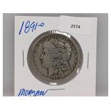 1891-O 90% Silver Morgan $1 Dollar