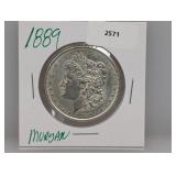 1889 90% Silver Morgan $1 Dollar