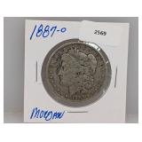 1887-O 90% Silver Morgan $1 Dollar