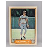 1982 Fleer Cal Ripken Jr Rookie Crease #176