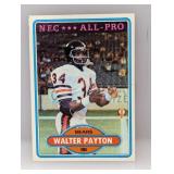 1980 Topps Football Walter Payton 160 Bend/Surface