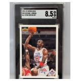 1991-92 UD Jordan All-Star Checklist SGC 8.5